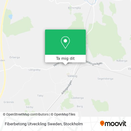 Fiberbetong Utveckling Sweden karta