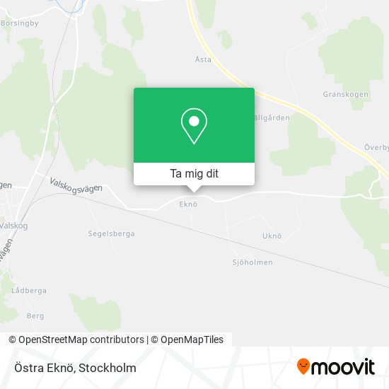 Östra Eknö karta