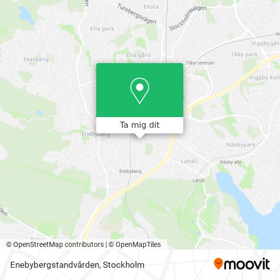 Enebybergstandvården karta