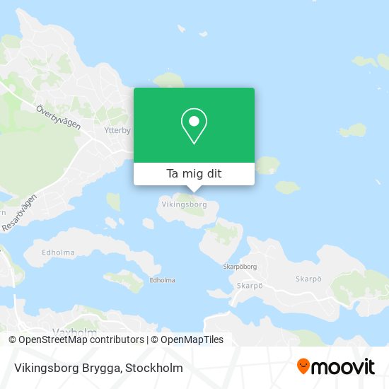 Vikingsborg Brygga karta