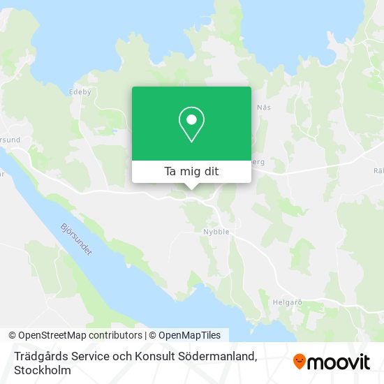 Trädgårds Service och Konsult Södermanland karta