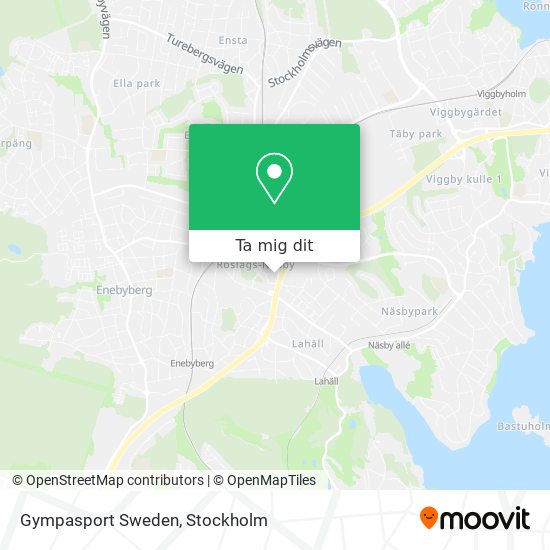 Gympasport Sweden karta