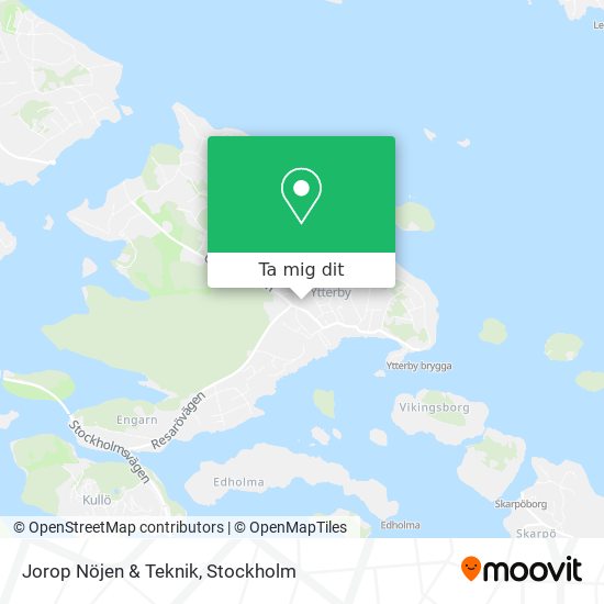 Jorop Nöjen & Teknik karta