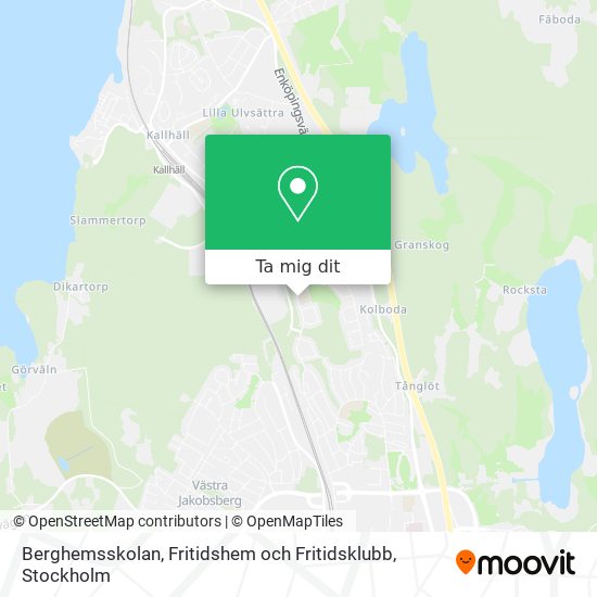 Berghemsskolan, Fritidshem och Fritidsklubb karta