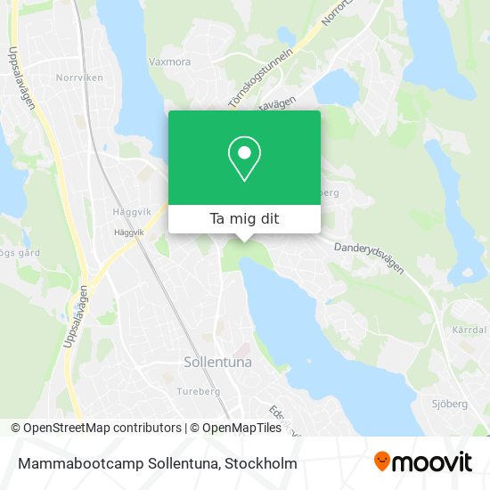 Mammabootcamp Sollentuna karta