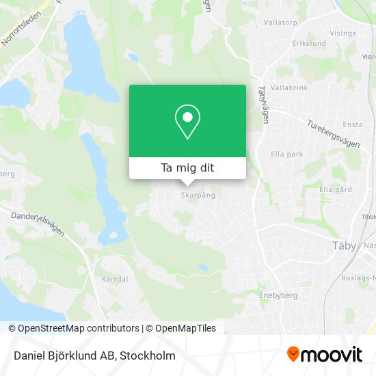 Daniel Björklund AB karta