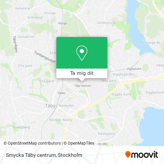 Smycka Täby centrum karta