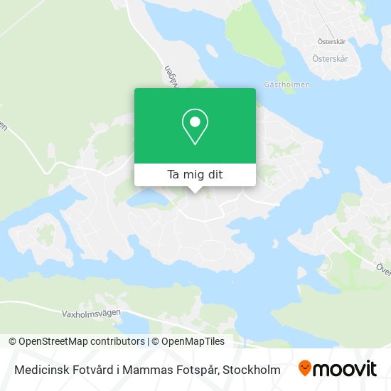 Medicinsk Fotvård i Mammas Fotspår karta