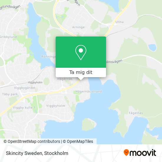 Skincity Sweden karta
