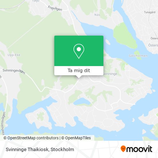 Svinninge Thaikiosk karta