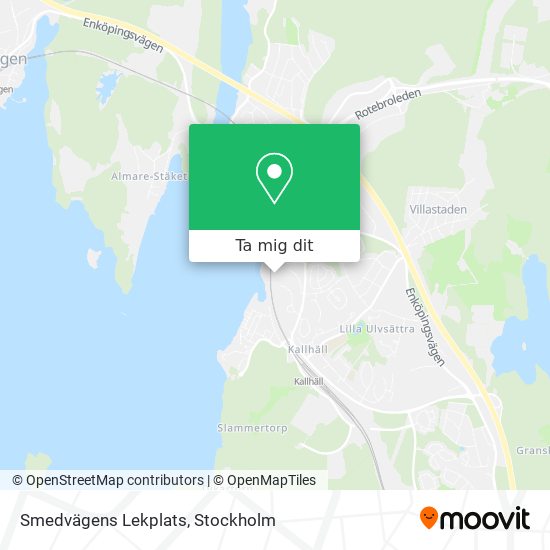 Smedvägens Lekplats karta