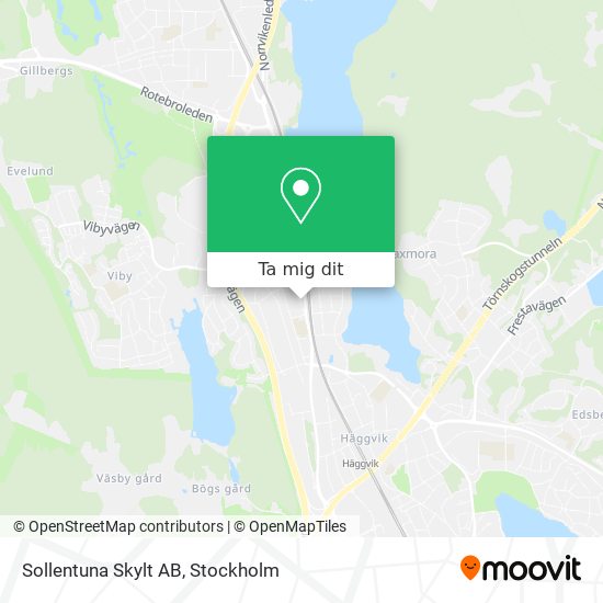 Sollentuna Skylt AB karta