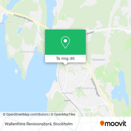Wallenthins Revisionsbyrå karta