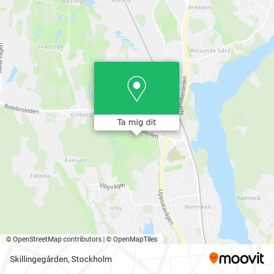 Skillingegården karta