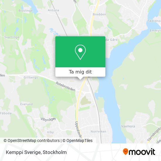 Kemppi Sverige karta