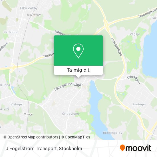 J Fogelström Transport karta