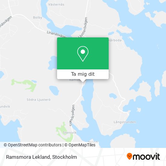 Ramsmora Lekland karta