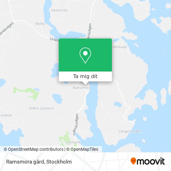 Ramsmora gård karta