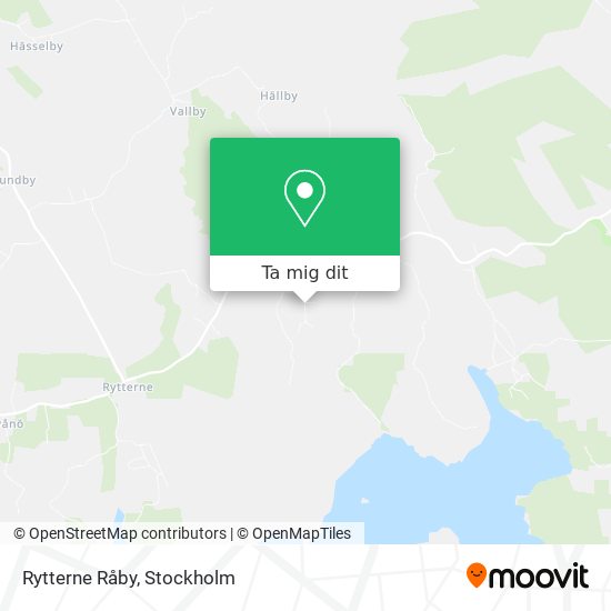 Rytterne Råby karta
