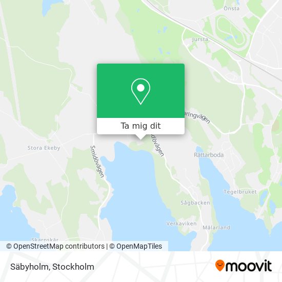 Säbyholm karta