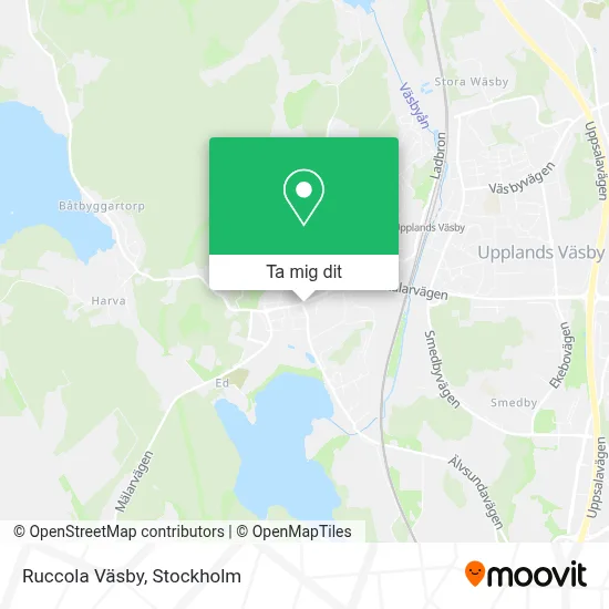 Ruccola Väsby karta