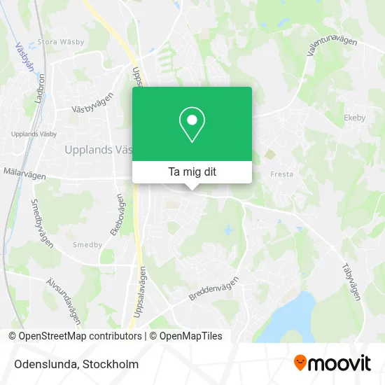 Odenslunda karta