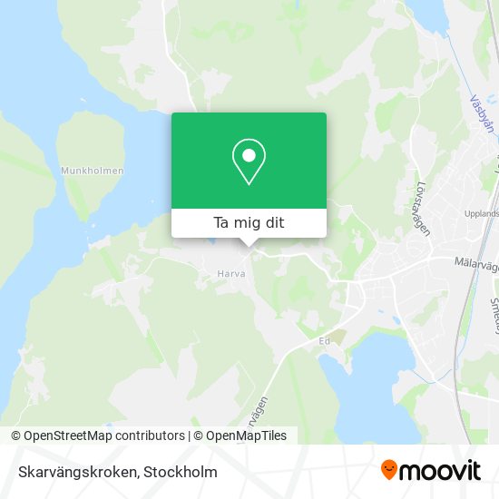 Skarvängskroken karta