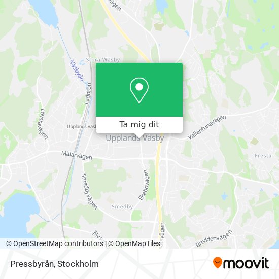 Pressbyrån karta