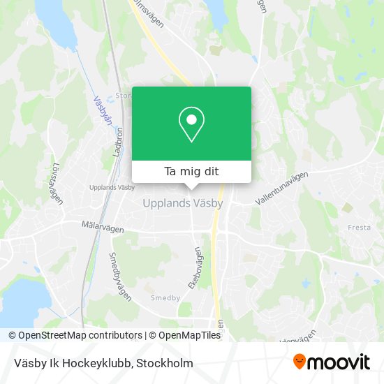 Väsby Ik Hockeyklubb karta