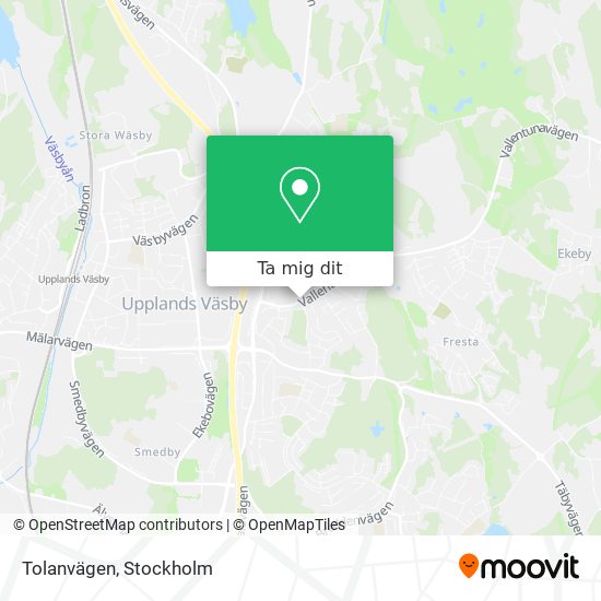 Tolanvägen karta