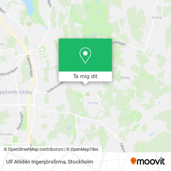 Ulf Ahldén Ingenjörsfirma karta