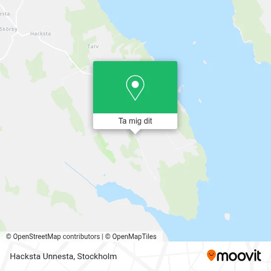 Hacksta Unnesta karta