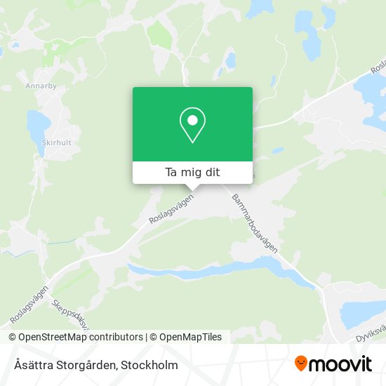 Åsättra Storgården karta