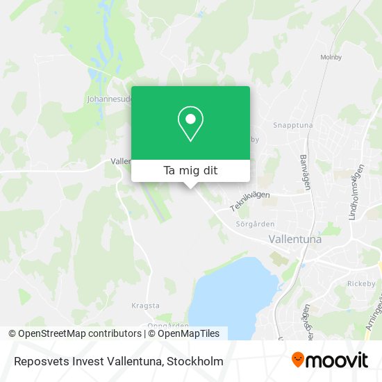 Reposvets Invest Vallentuna karta