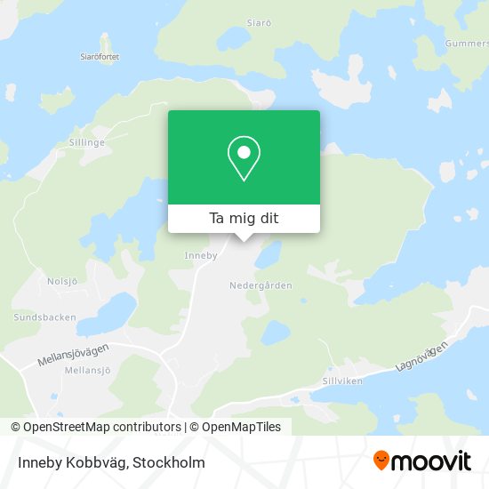 Inneby Kobbväg karta