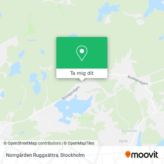 Norrgården Ruggsättra karta