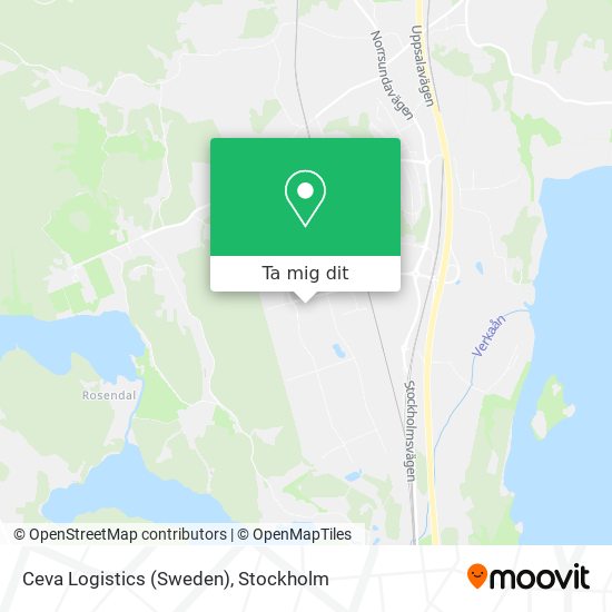 Ceva Logistics (Sweden) karta