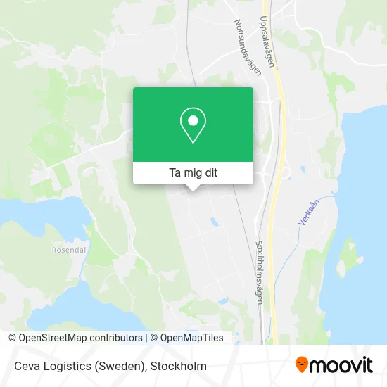 Ceva Logistics (Sweden) karta