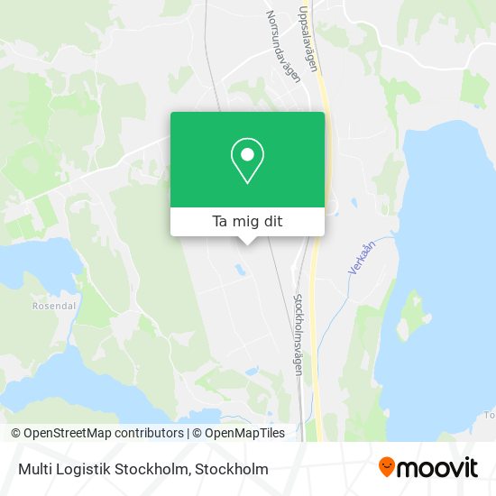 Multi Logistik Stockholm karta