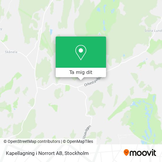 Kapellagning i Norrort AB karta