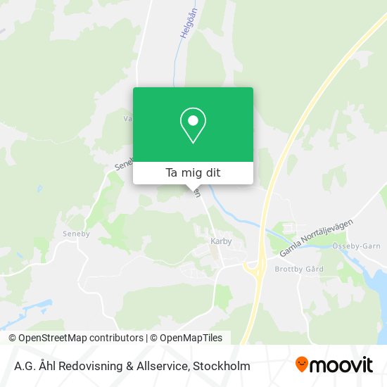 A.G. Åhl Redovisning & Allservice karta