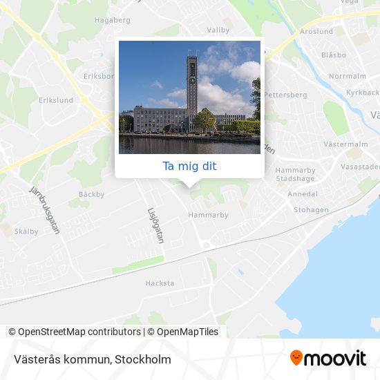 Västerås kommun karta