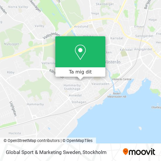 Global Sport & Marketing Sweden karta