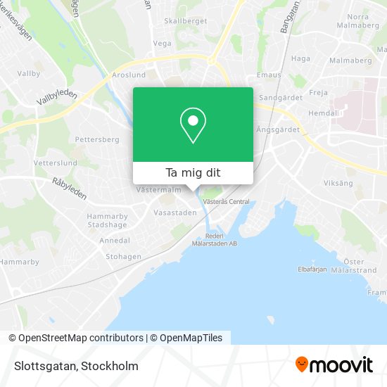 Slottsgatan karta