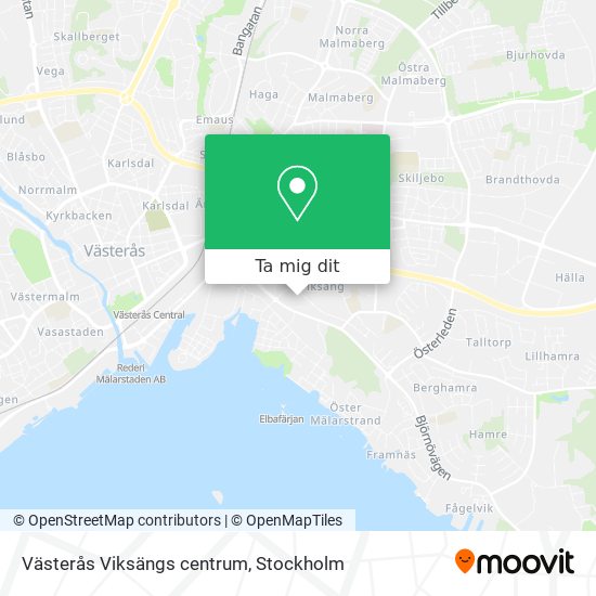 Västerås Viksängs centrum karta