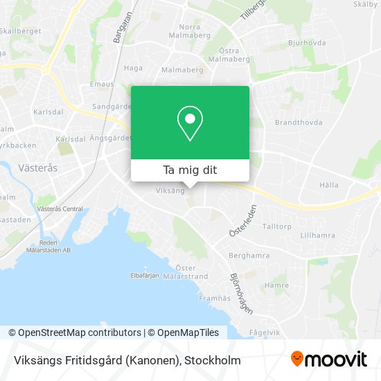 Viksängs Fritidsgård (Kanonen) karta