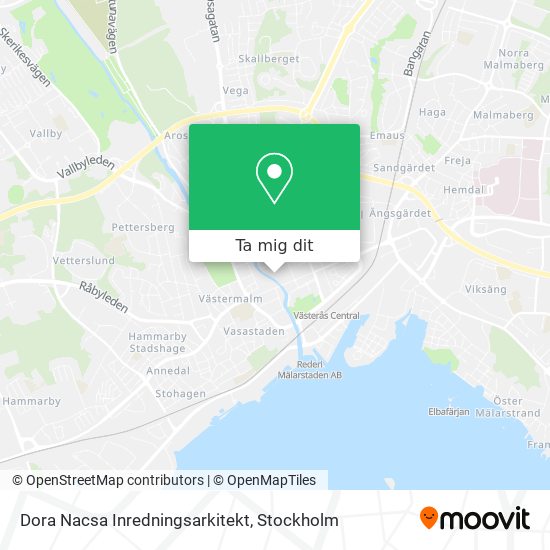 Dora Nacsa Inredningsarkitekt karta