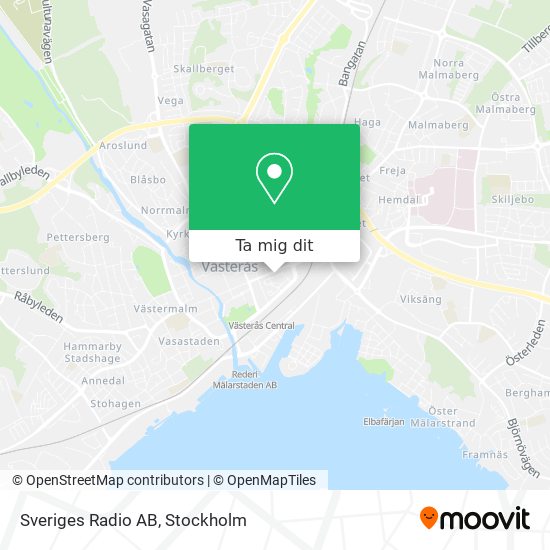 Sveriges Radio AB karta