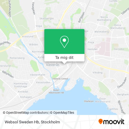 Websol Sweden Hb karta