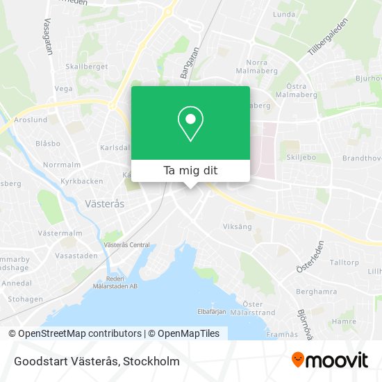 Goodstart Västerås karta